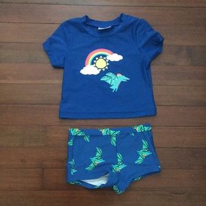 NWOT Hanna Andersson two piece swimsuit